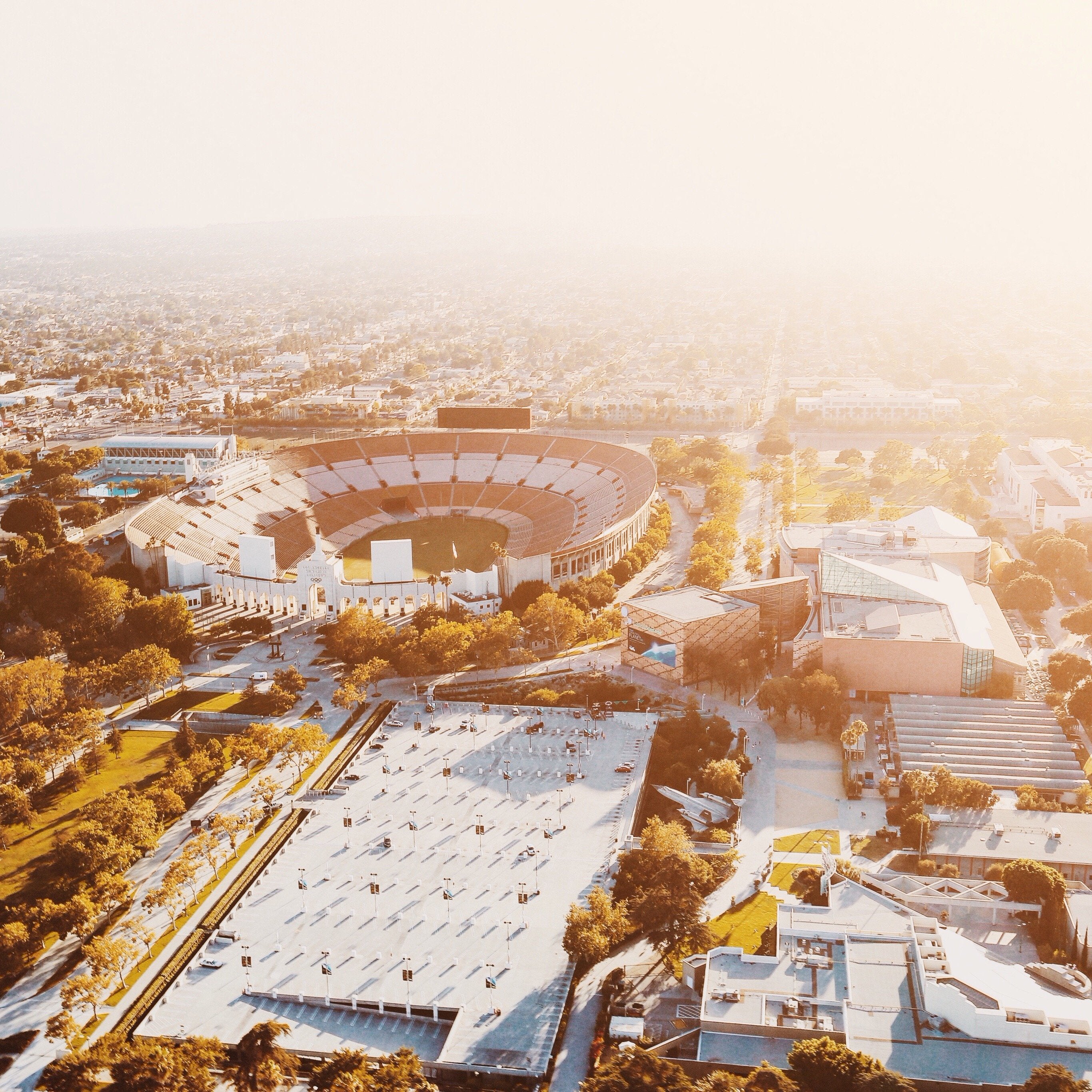 Helicopter Flight Above Los Angeles