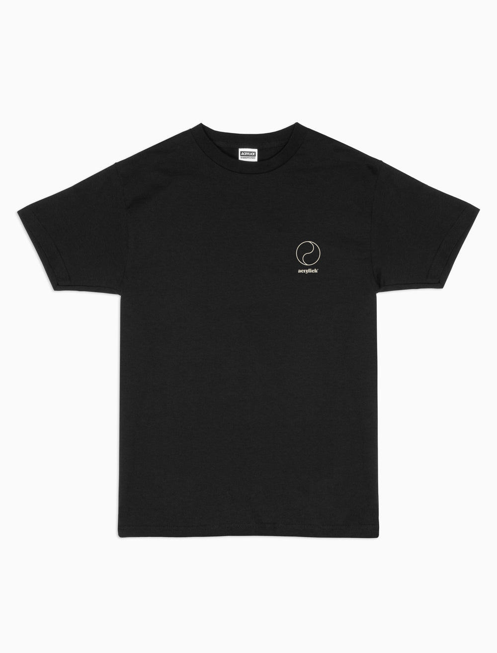 Two koi fish forming a yin-yang circle, symbolizing balance, harmony, and motion. Acrylick Zen Capsule Tee.