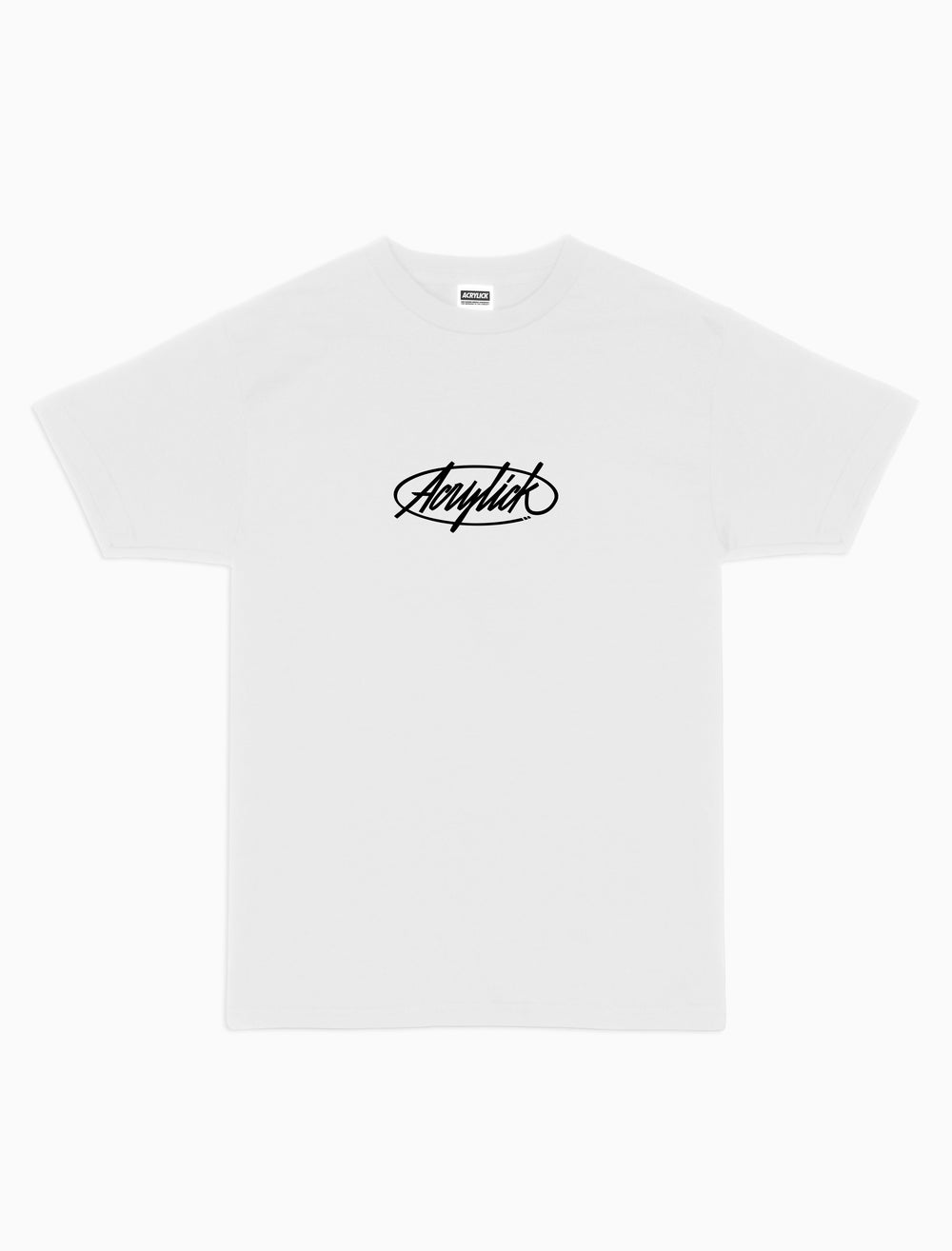 Feature Acrylick new Signature logo from and centered.