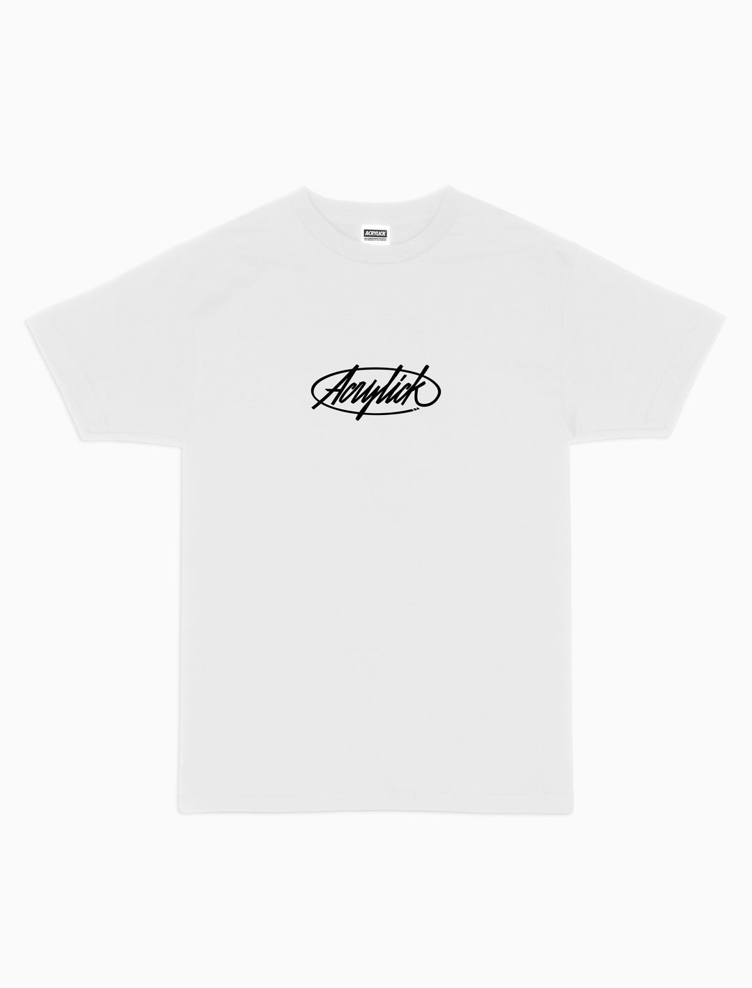 Feature Acrylick new Signature logo from and centered.