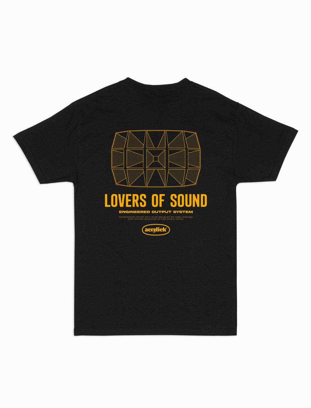 A 15 Multicell horn graphic tee featuring Lover of Sound across the back.