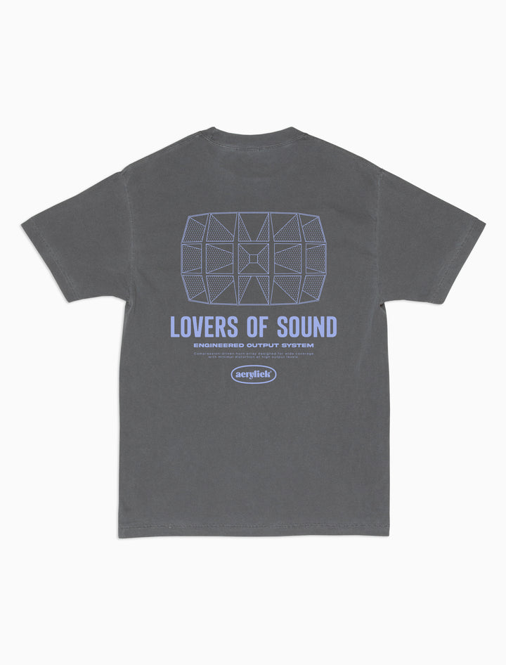 A 15 Multicell horn graphic tee featuring Lover of Sound across the back.