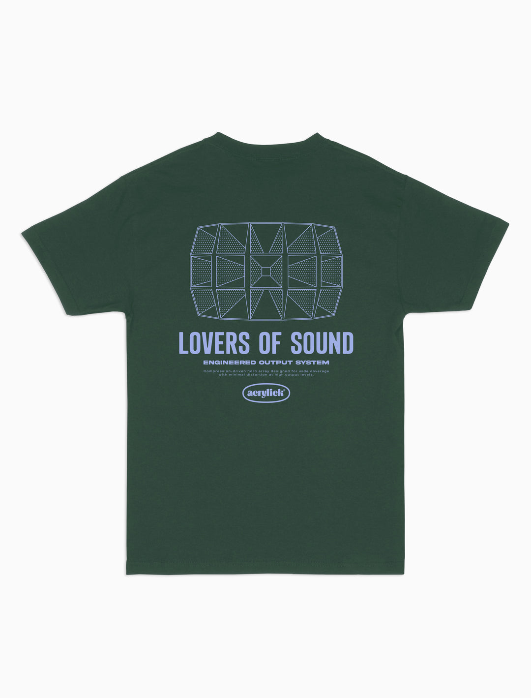 A 15 Multicell horn graphic tee featuring Lover of Sound across the back.