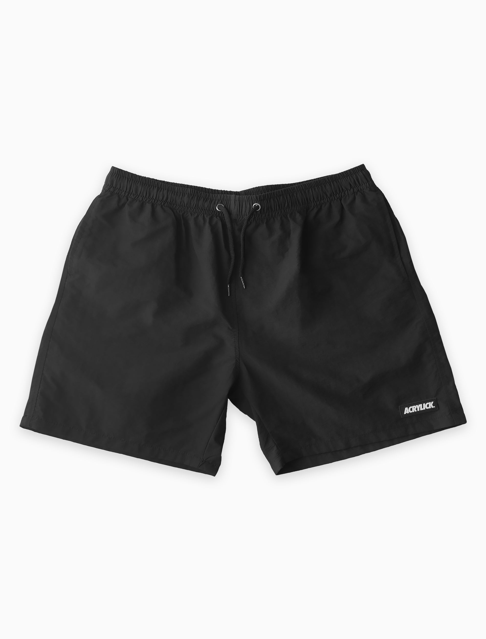 Our Quick Dry Water Shorts are crafted with 100% Nylon with a relaxed fit. Featuring the Acrylick® 3D Rubber Patch, they're made with sustainable woven nylon for a smooth, quick-drying fabric. Elastic waistband with shoestring drawcord, sewn eyelets, side & back pockets. Make them ideal for any activity.