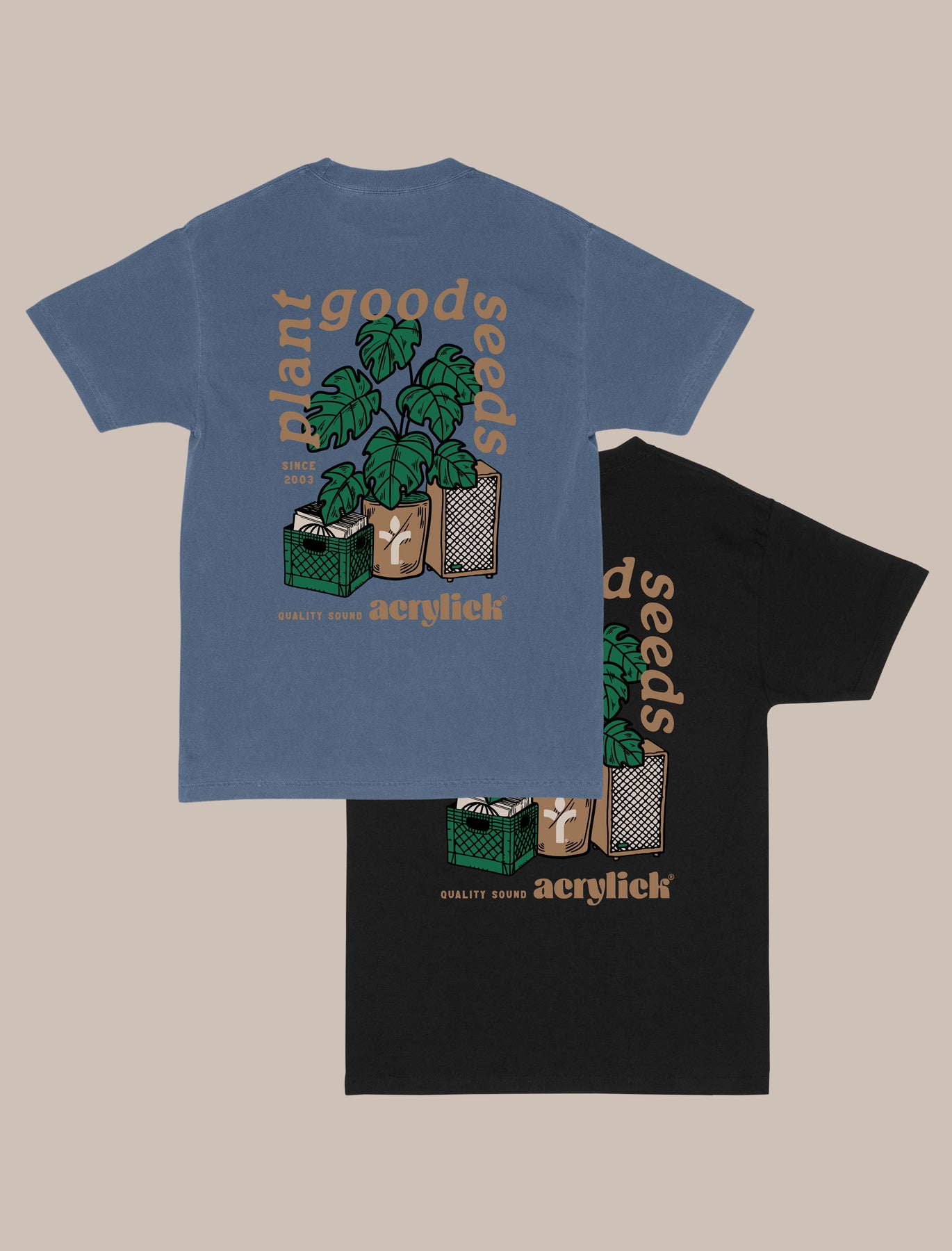 licking seeds before planting Plant Good Seeds Tee