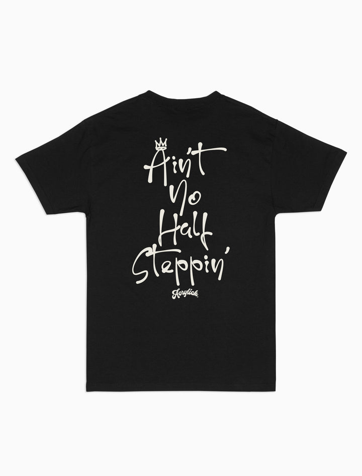 A spray painted graffiti style, Reads; Ain&