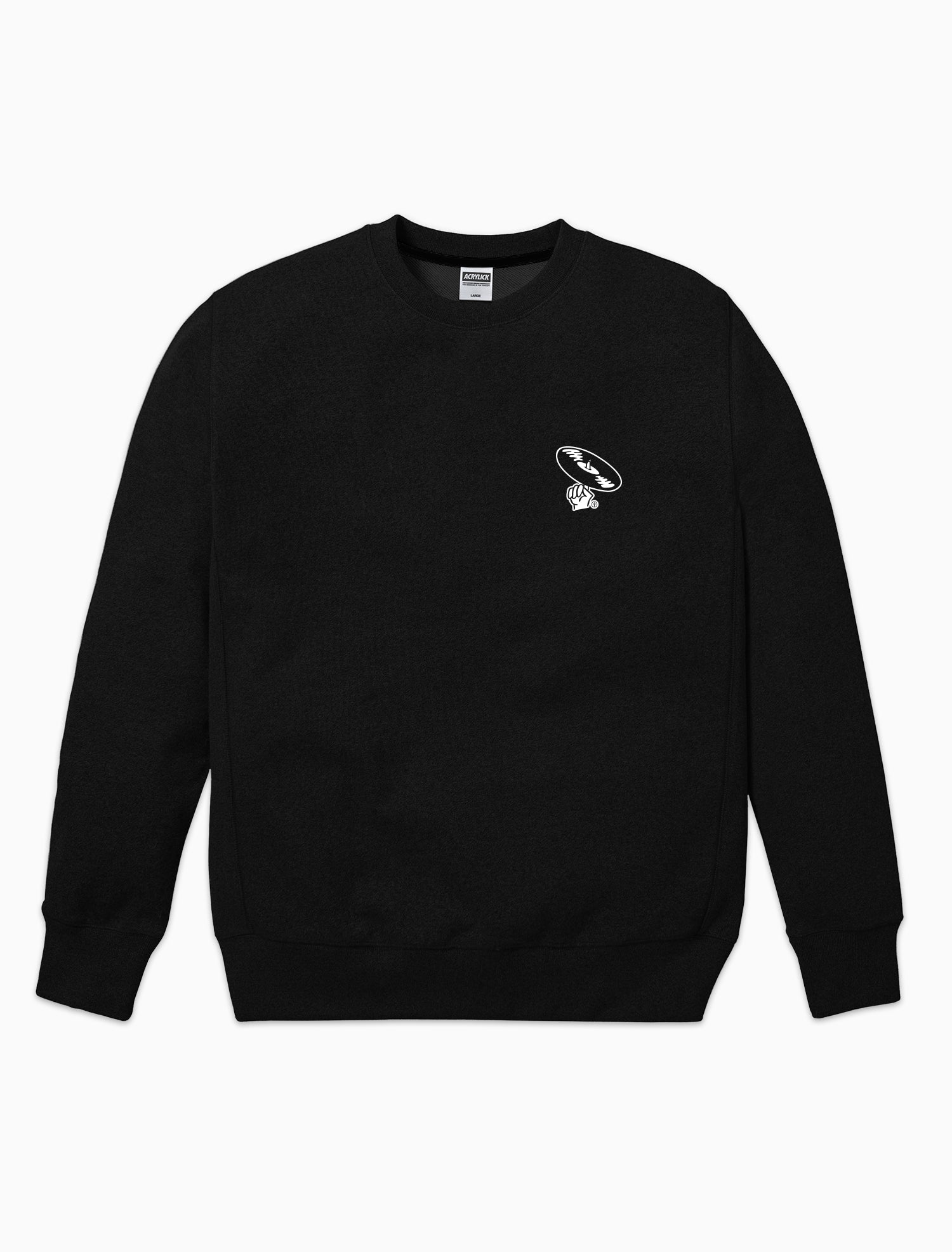 Acrylick Goods - One Nation Crewneck Available in Black and Charcoal Heather