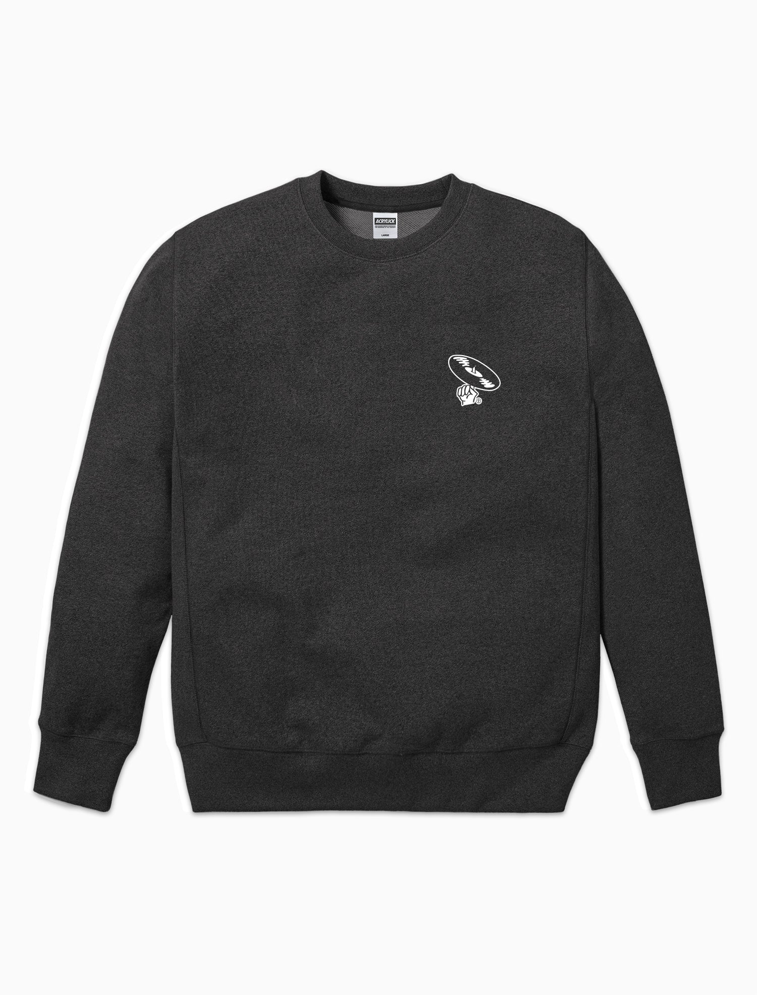 Acrylick Goods - One Nation Crewneck Available in Black and Charcoal Heather