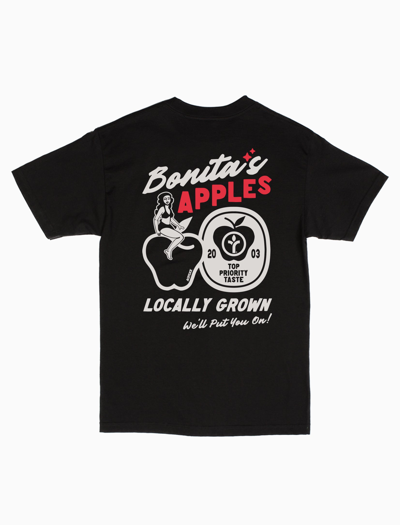 Acrylick Company - Bonita's Apples Tee - Locally Grown
