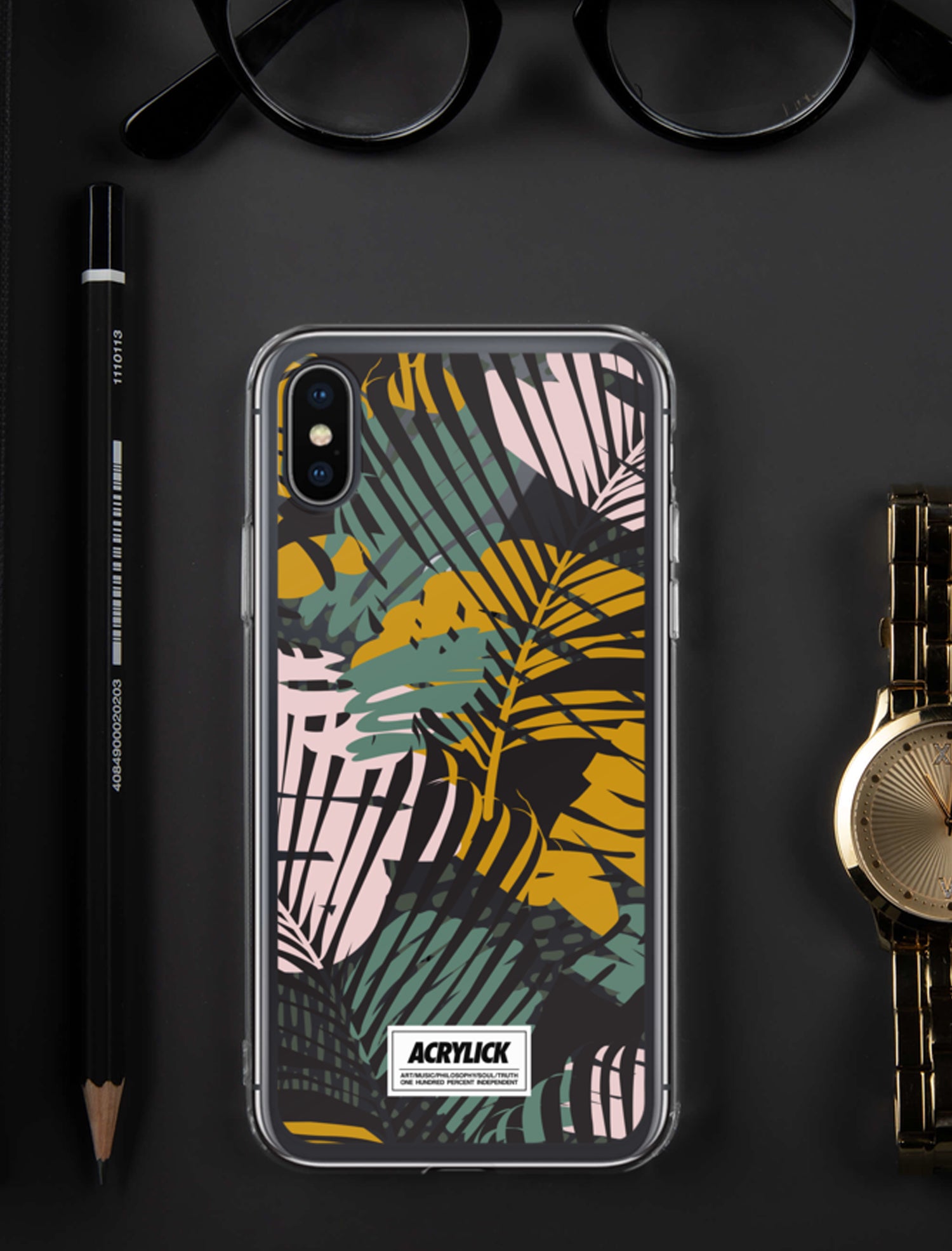 Acrylick Phone Case - Abstract Plant Life Nature (3929058476143)