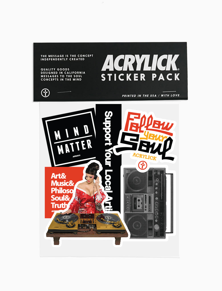 Acrylick - Classics - Sticker Pack (2142797725807)